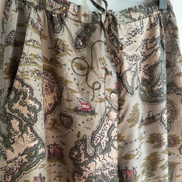 Burning touch silk wide leg pant - Picture 2 of 5